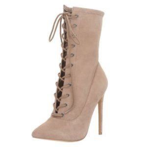 Steve Madden Suede Taupe/Tan